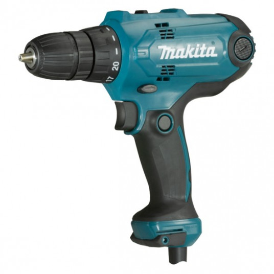  Makita DF0300 grąžtas 1500 RPM Beraktė 1,2 kg Juoda, Mėlyna 