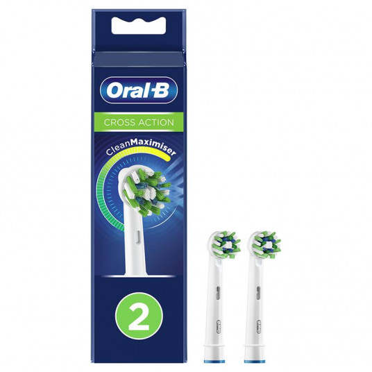 Spare brushes CrossAction 2pcs Oral-B
