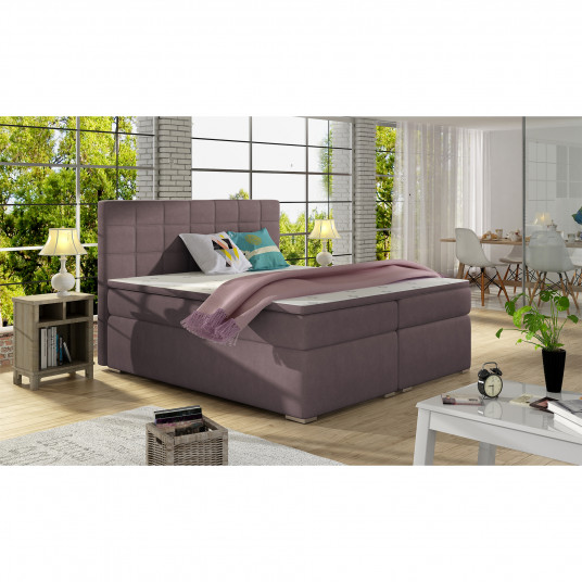 Continental lova su patalynės dėže Alice 180X200, violetinė, audinys Soro 65