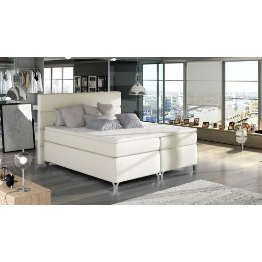  Continental lova su patalynės dėže Amadeo 160X200, beige, audinys Soft 33 