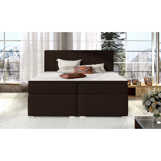 Continental lova su patalynės dėže Bolero 140X200, ruda, audinys Sawana 26