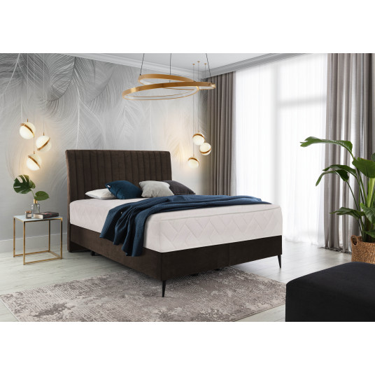 Continental lova Blanca 140x200, ruda, audinys Nube 22