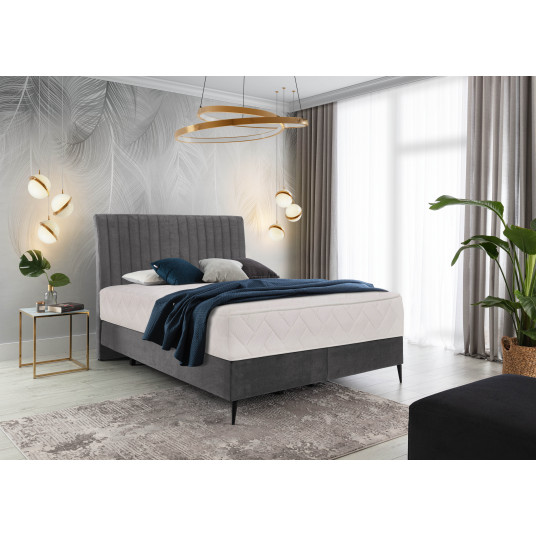 Continental lova Blanca 160x200, pilka, audinys Nube 5