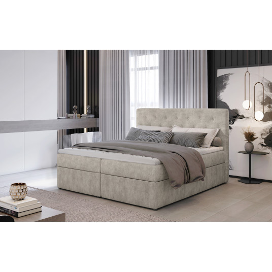  Continental lova su patalynės dėže Loree 140X200, beige, audinys Dora 21 