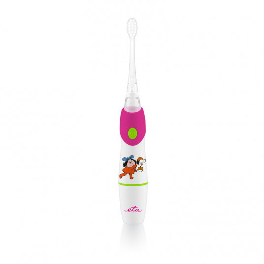  ETA For kids Sonetic 0710 90010 Sonic toothbrush, White/ pink, Sonic technology, 2, Number of brush heads included 2 