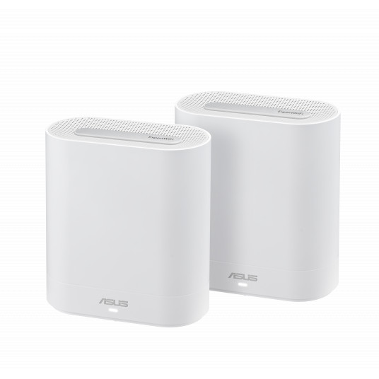  Asus Wifi 6 802.11ax Tri-band Business Mesh System  EBM68 (2-Pack) 802.11ax, 4804 Mbit/s, 10/100/1000 Mbit/s, Ethernet LAN (RJ-45) ports 3, MU-MiMO No, No mobile broadband, Antenna type Internal, White 