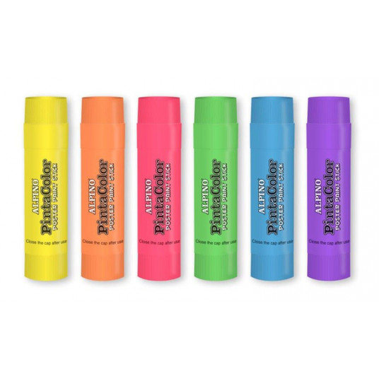 Pieštukinis guašas ALPINO PintaColor fluo 6sp