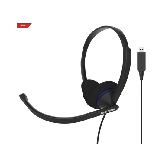  Ausinės Koss Headphones CS200, Juodos 