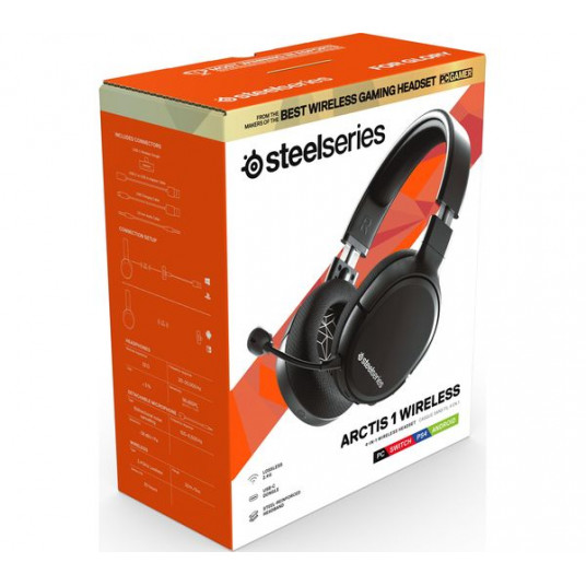  Žaidimų ausinės SteelSeries Arctis 1 Wireless 61512 