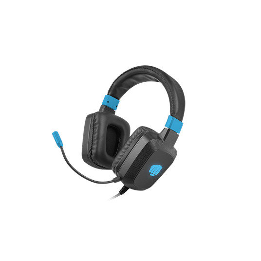  Žaidimų ausinės Fury Gaming Headset Raptor Built-in microphone, Black/Blue 