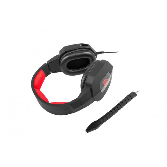  Ausinės Genesis H59, Wired, Black/Red 