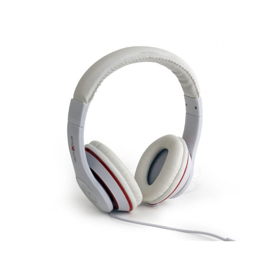  Ausinės Gembird MHS-LAX-W Stereo headset, Baltos 