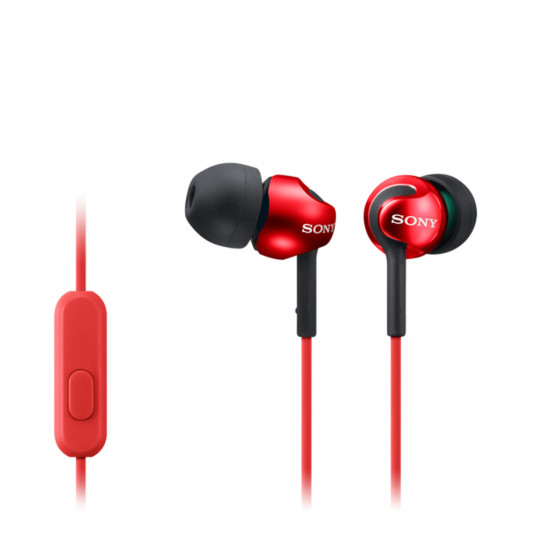 Ausinės Sony EX series MDR-EX110AP, Raudonos/Juodos