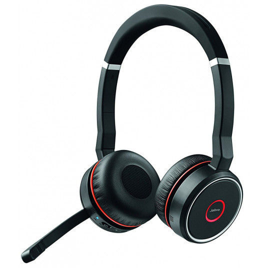  Belaidės ausinės Jabra Evolve 75 Stereo MS, Juodos 