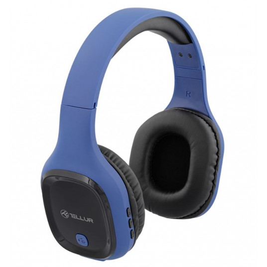  Ausinės Tellur Bluetooth Over-Ear Headphones Pulse, Blue 