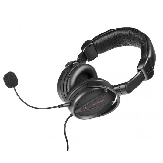  Modecom MC-828 STRIKER Gaming Headset with Microphone / 2 x 3.5mm / 2m Cable / Black 