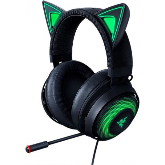 Žaidimų ausinės RAZER Kraken Kitty Ed. - Black RZ04-02980100-R3M1