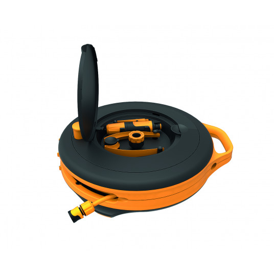 Laistymo ratas su žarna Fiskars S 3/8"(9mm) 15 m (1020436)