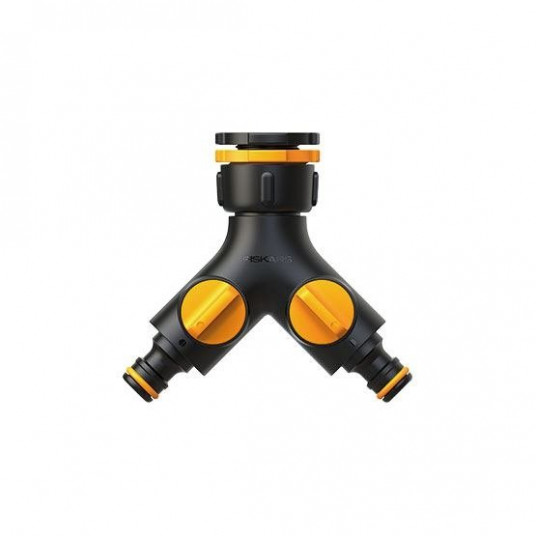 Dviguba vandentiekio jungtis Fiskars 13mm (1/2") (1027061)