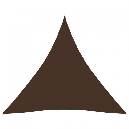 Uždanga nuo saulės, ruda, 4,5x4,5x4,5m, oksfordo audinys