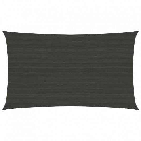 Uždanga nuo saulės, antracito spalvos, 2x5m, HDPE, 160g/m²