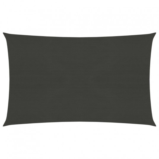 Uždanga nuo saulės, antracito spalvos, 3x4,5m, HDPE, 160g/m²