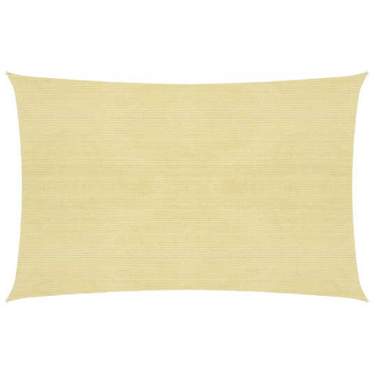 Uždanga nuo saulės, smėlio spalvos, 3x4,5m, HDPE, 160g/m²