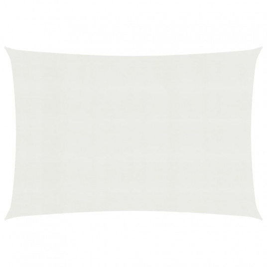 Uždanga nuo saulės, baltos spalvos, 2,5x4m, HDPE, 160g/m²