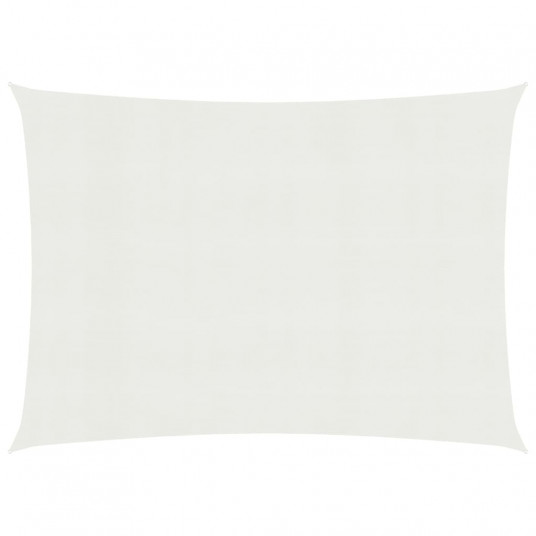 Uždanga nuo saulės, baltos spalvos, 6x7m, HDPE, 160g/m²