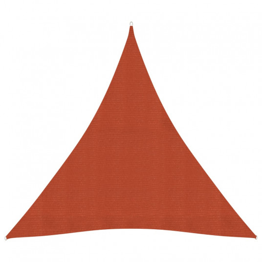  Uždanga nuo saulės, terakota, 4,5x4,5x4,5m, HDPE, 160g/m² 