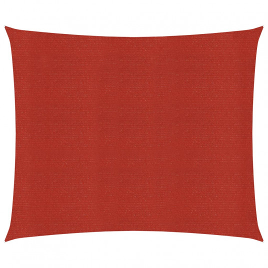  Uždanga nuo saulės, raudonos spalvos, 4,5x4,5m, HDPE, 160g/m² 