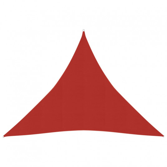 Uždanga nuo saulės, raudona, 4,5x4,5x4,5m, HDPE, 160g/m²