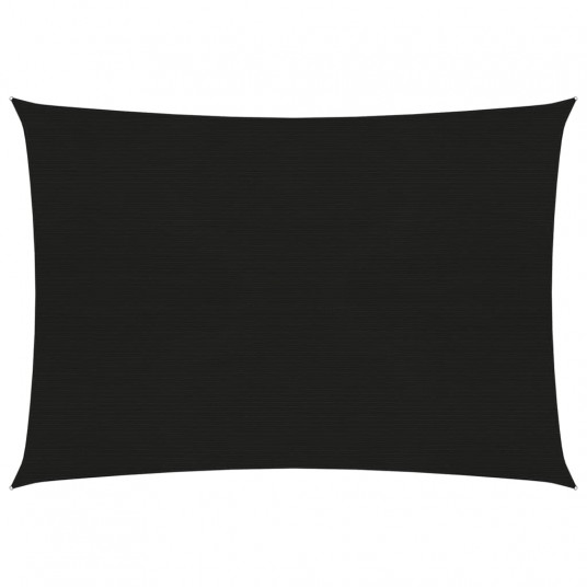 Uždanga nuo saulės, juodos spalvos, 2,5x3,5m, HDPE, 160g/m²