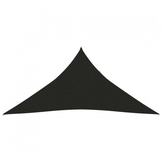Uždanga nuo saulės, juodos spalvos, 3x3x3m, HDPE, 160g/m²