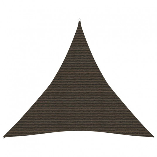 Uždanga nuo saulės, rudos spalvos, 3x3x3m, HDPE, 160g/m²