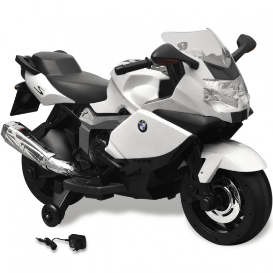 Elektrinis Motociklas Vaikams BMW 283, Baltas, 6 V