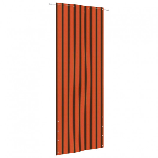Balkono pertvara, oranžinė/ruda, 80x240cm, oksfordo audinys