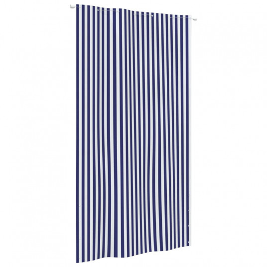 Balkono pertvara, mėlyna/balta, 140x240cm, oksfordo audinys