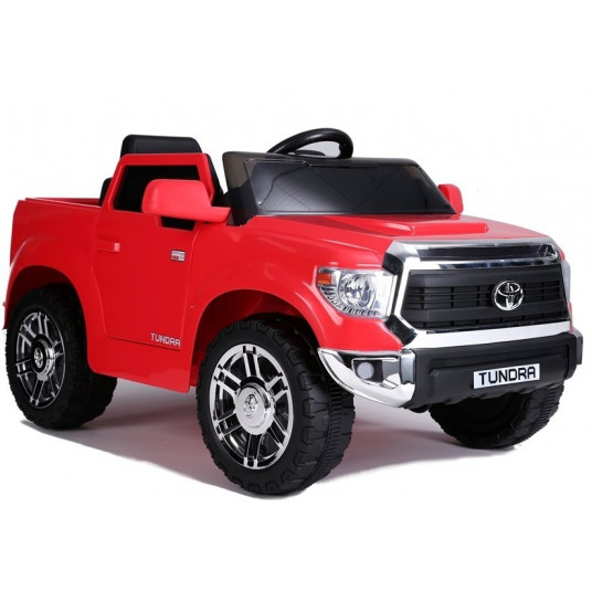 Vaikiškas vienvietis elektromobilis "Toyota Tundra", lakuotas raudonas