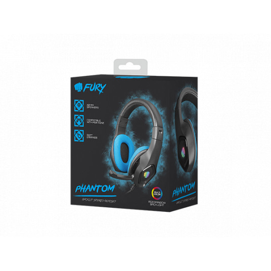  NATEC Fury gaming headset Phantom black 