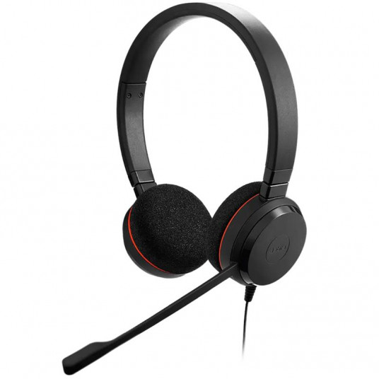  Ausinės JABRA EVOLVE 20 MS Stereo, su mikrofonu, MS Lync, USB, nuotolinis valdymas, juodos / JABRA-304 