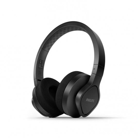  Philips Wireless sports headphones TAA4216BK/00, Washable ear-cup cushions, IP55 dust/water protection 