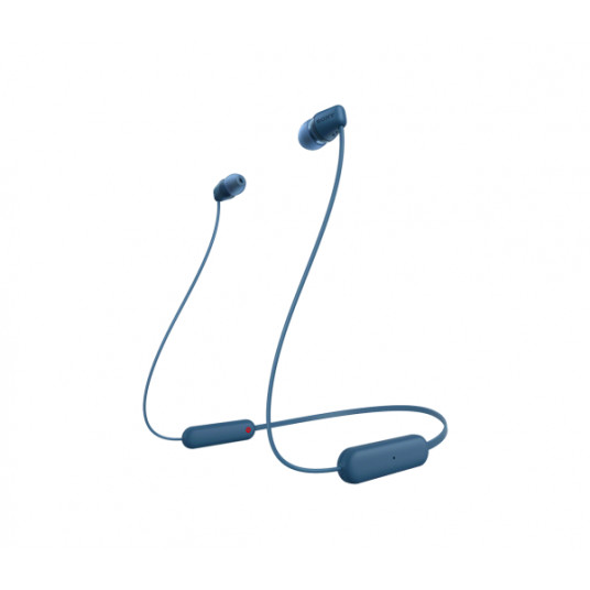  Sony WI-C100 Wireless In-Ear Headphones, Blue 