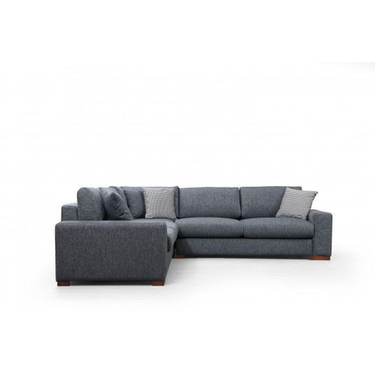 Kampinė sofa Hanah Home Loop 7 - Antracitas