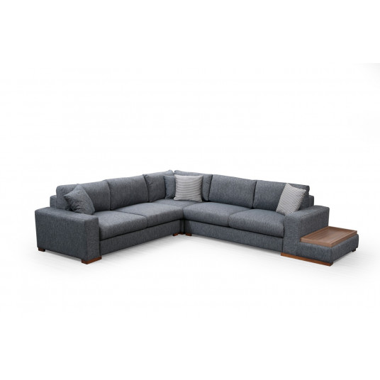Kampinė sofa Hanah Home Loop 5 - Antracitas