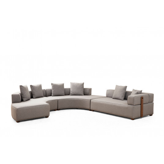  Kampinė sofa Hanah Home Gondol - Pilka 