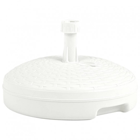 Skėčio pagrindas, baltas, 20l, ratano imitacijos plastikas