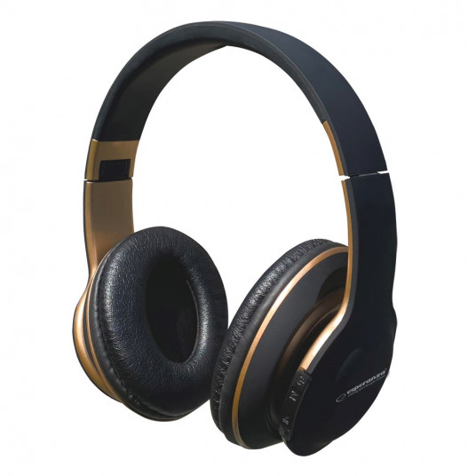  Esperanza EH220 „Bluetooth“ ausinių galvos juosta, juoda 