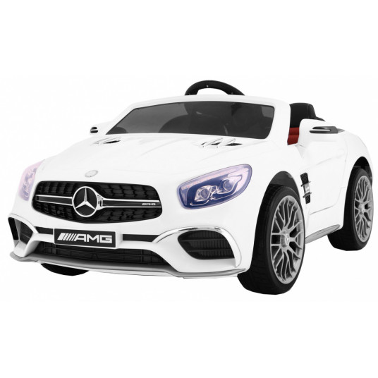 Vienvietis elektromobilis Mercedes AMG SL65 , baltas