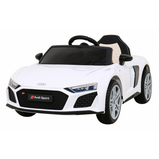 Vienvietis elektromobilis Audi R8 LIFT, baltas